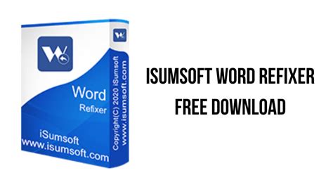 iSumsoft Word Refixer 